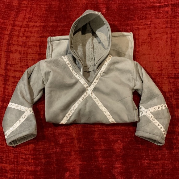 Handmade Renaissance Long Hooded Jerkin Coat - Picture 2 of 7